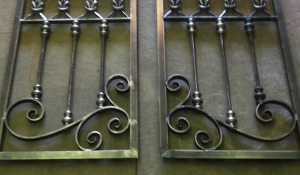Forged Iron Door Panels